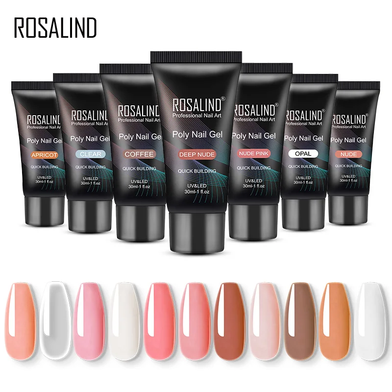 ROSALIND 15ml/30ml Poly Nail Gel Pure Color Acrylic Extension Builder Vernis Semi Permanent Crystal Quick Nail Gel Art Design
ROSALIND 15ml/30ml Poly Nail Gel Pure Color Acrylic Extension Builder Vernis Semi Permanent Crystal Quick Nail Gel Art Design