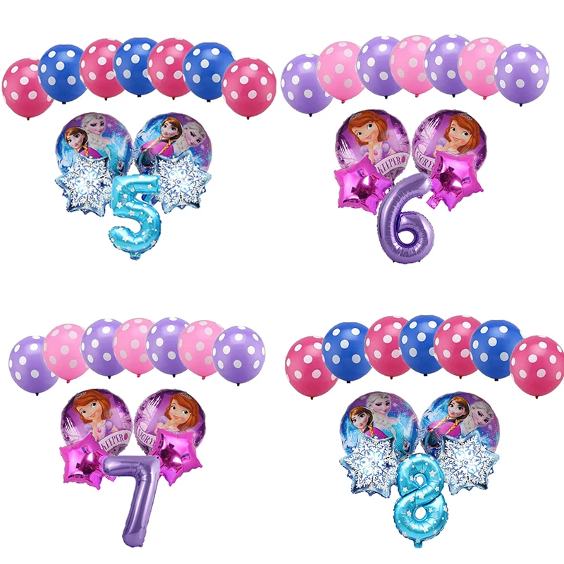 12pcs/set Disney Cartoon Elsa Anna Sofia princess Aluminum Balloons Set Birthday Party Decoration Supplies Baby Shower Kid Toys
12pcs/set Disney Cartoon Elsa Anna Sofia princess Aluminum Balloons Set Birthday Party Decoration Supplies Baby Shower Kid Toys
