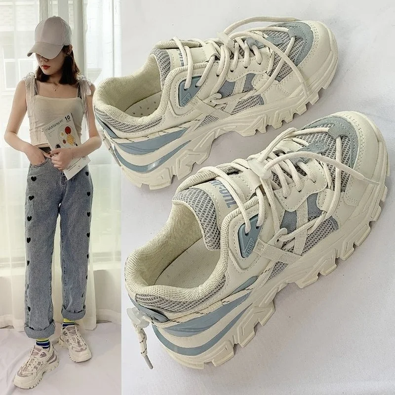 Daddy shoes 2022 new fashion spring and autumn wild hollow white shoes mesh breathable sneakers
Daddy shoes 2022 new fashion spring and autumn wild hollow white shoes mesh breathable sneakers