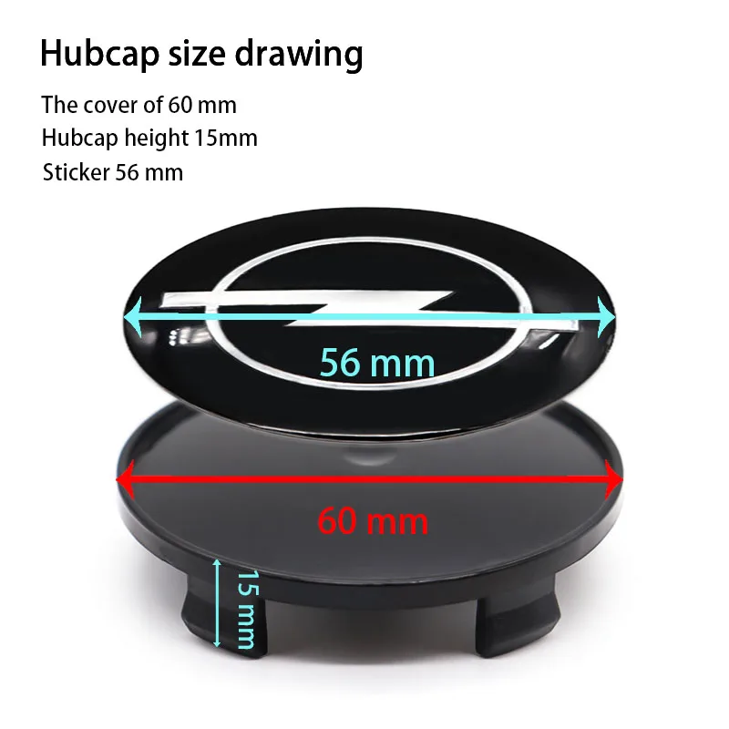 Car wheel cover, wheel center cover, 4pcs 60mm, used for OPEL-customized car modification parts, exquisite modification
Car wheel cover, wheel center cover, 4pcs 60mm, used for OPEL-customized car modification parts, exquisite modification