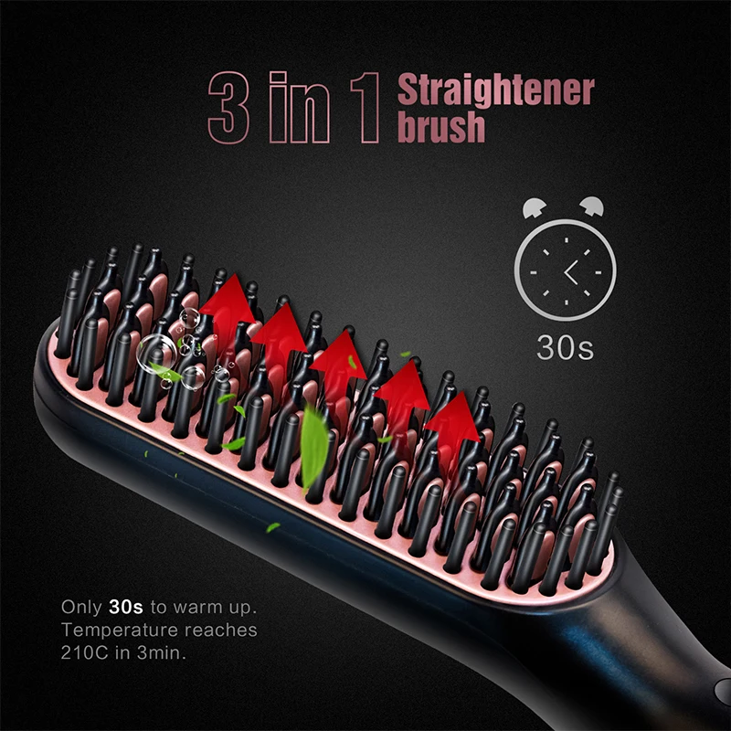 3 in1 Professional Beard Straightener Brush Man Woman Hair Straightening Brush Electric Comb Multifunctional Hair Styling Tool
3 in1 Professional Beard Straightener Brush Man Woman Hair Straightening Brush Electric Comb Multifunctional Hair Styling Tool