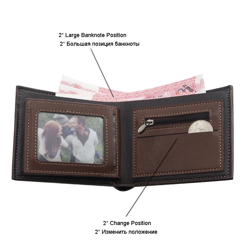 Men PU Leather Wallet Business Male Slim Short Wallet Three Fold Wallet Coin Bag Credit Card Holder Vintage Handbag Purse
Men PU Leather Wallet Business Male Slim Short Wallet Three Fold Wallet Coin Bag Credit Card Holder Vintage Handbag Purse