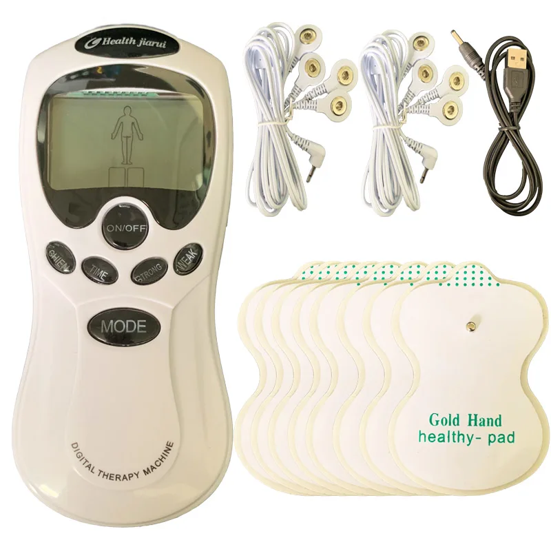 TENS Epilator Body care Digital meridian therapy massager machine Slim Slimming Muscle Relax Fat Burner pain 2*4 pads massage 
TENS Epilator Body care Digital meridian therapy massager machine Slim Slimming Muscle Relax Fat Burner pain 2*4 pads massage