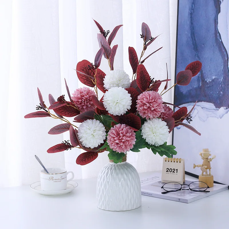 Home Decor Sea Blue Artificial Flowers Hydrangea Eucalyptus Artificial Decorations Flowers Wedding Home Floral Ornaments
Home Decor Sea Blue Artificial Flowers Hydrangea Eucalyptus Artificial Decorations Flowers Wedding Home Floral Ornaments
