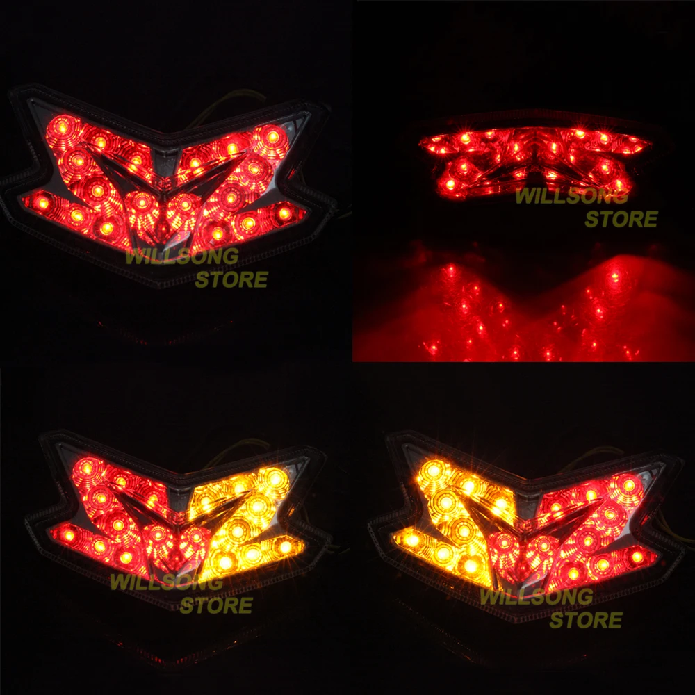 Rear LED Tail Brake Light Blinker Turn Signal Integrated Lamp For KAWASAKI Z800 Z125/PRO ZX-6R NINJA Motorcycle Accessories
Rear LED Tail Brake Light Blinker Turn Signal Integrated Lamp For KAWASAKI Z800 Z125/PRO ZX-6R NINJA Motorcycle Accessories