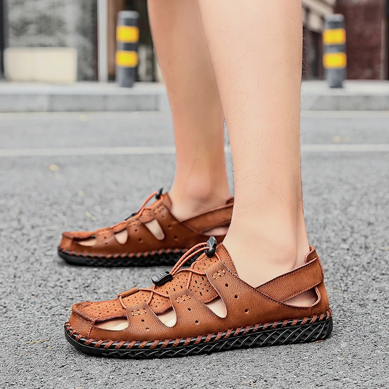 Sandals Men Summer breathable New Slipper Shoes Sandals men fashion Comfortable Casual Shoes mens sandals designers
Sandals Men Summer breathable New Slipper Shoes Sandals men fashion Comfortable Casual Shoes mens sandals designers