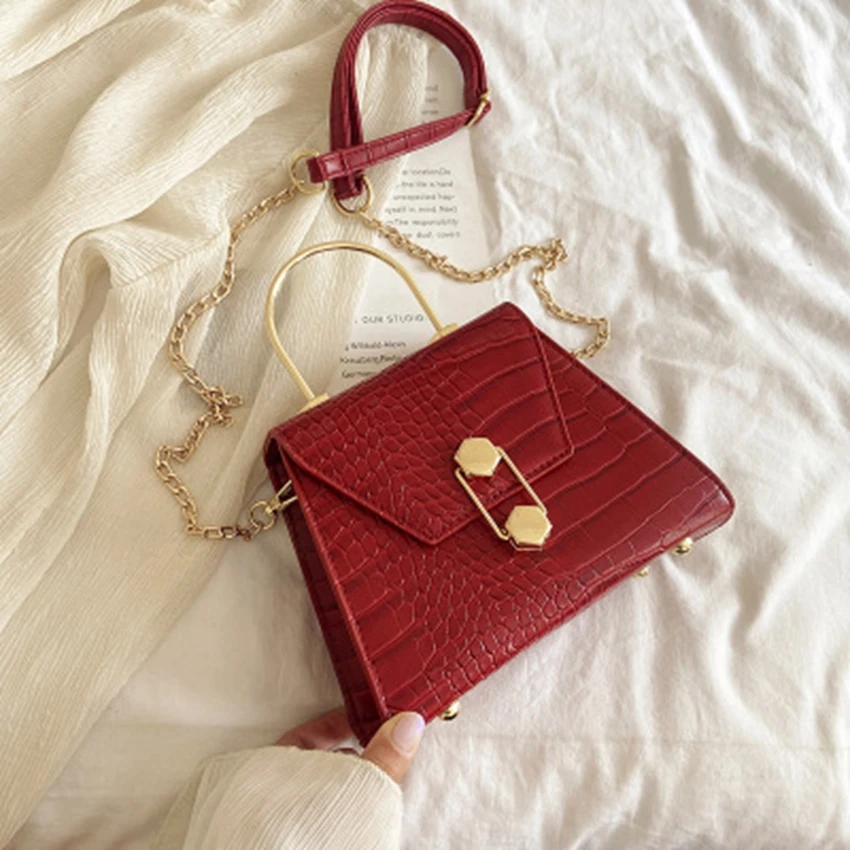 Stone Pattern PU Leather Crossbody Bags For Women 2020 Small Totes With Metal Handle Lady Shoulder Messenger Bag Handbags
Stone Pattern PU Leather Crossbody Bags For Women 2020 Small Totes With Metal Handle Lady Shoulder Messenger Bag Handbags