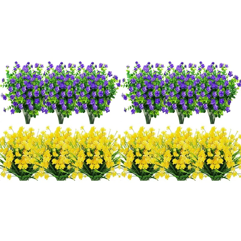 32Pcs Artificial Flowers Outdoor UV Resistant Shrubs Plants for Hanging Planter Home Wedding Porch Window Decor
32Pcs Artificial Flowers Outdoor UV Resistant Shrubs Plants for Hanging Planter Home Wedding Porch Window Decor