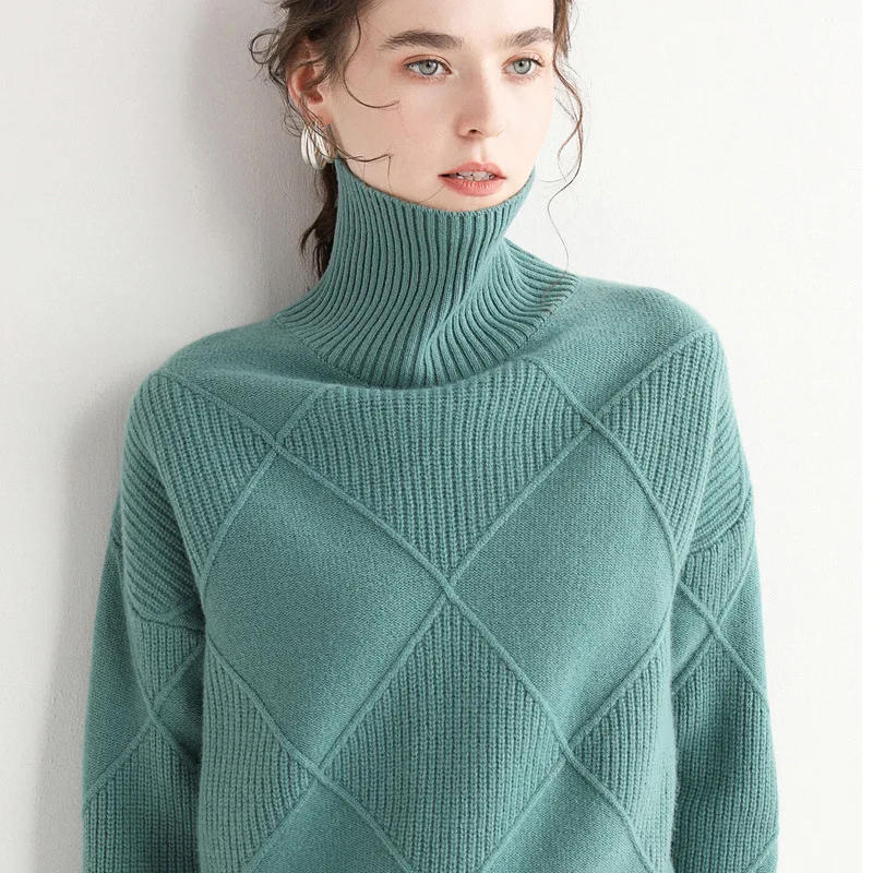 Осенний теплый свитер с высоким воротником, жаккардовый шерстяной свитер со стразами, пуловер 2021, зимний толстый кашемировый свитер в Корей...
Осенний теплый свитер с высоким воротником, жаккардовый шерстяной свитер со стразами, пуловер 2021, зимний толстый кашемировый свитер в Корей...