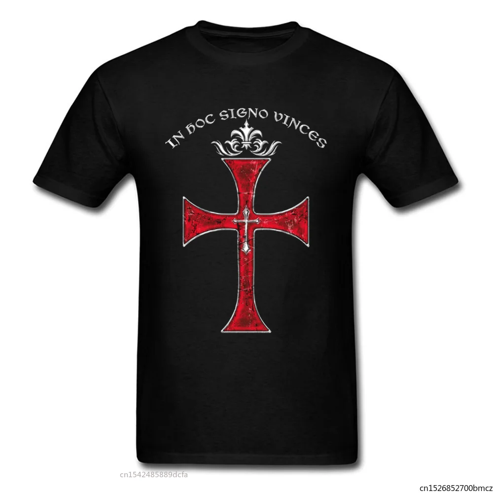 New Arrival Knights Templar Cross Print T-shirt Black Cartoon Vintage Pattern Tops for Christian
New Arrival Knights Templar Cross Print T-shirt Black Cartoon Vintage Pattern Tops for Christian