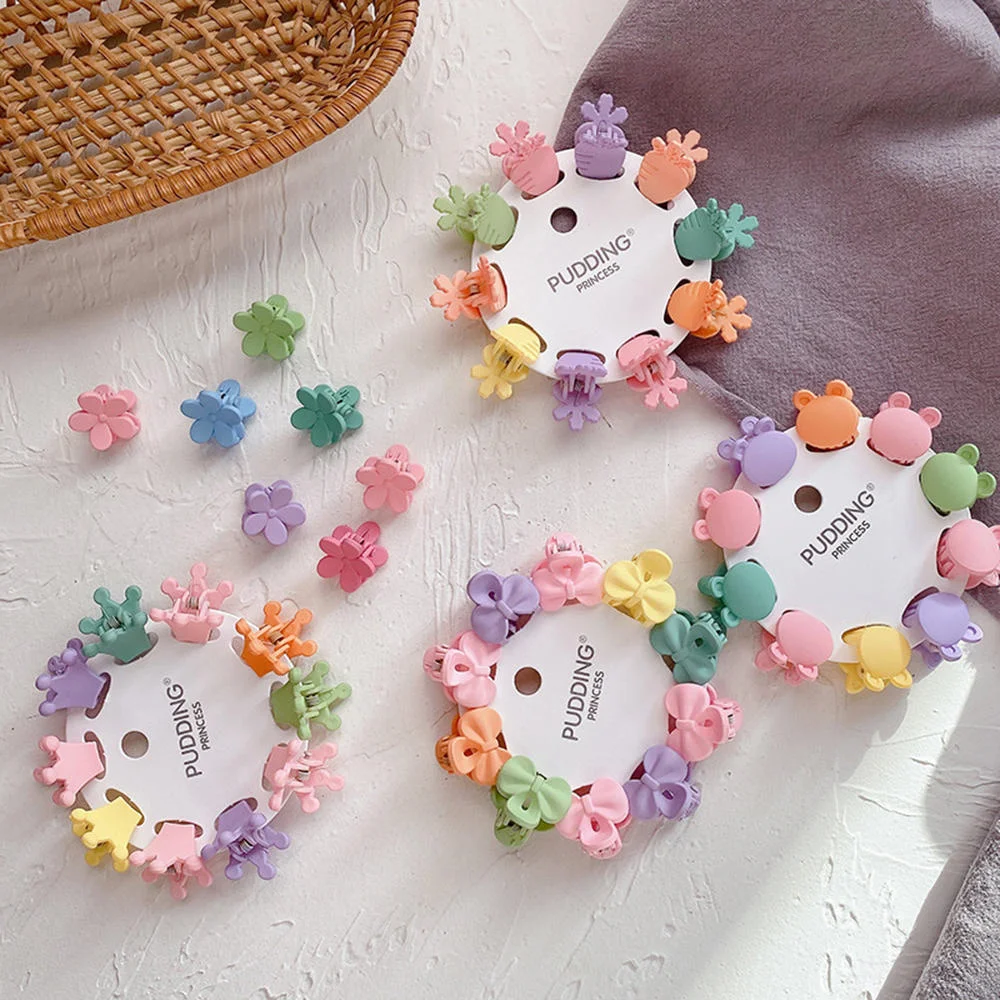 10 Pcs Candy Color Cute Mini Children Hair Claw Clips Rabbit Bear Flower Carrot Princess Crown Baby Hairpin Cartoon Bang Clip
10 Pcs Candy Color Cute Mini Children Hair Claw Clips Rabbit Bear Flower Carrot Princess Crown Baby Hairpin Cartoon Bang Clip
