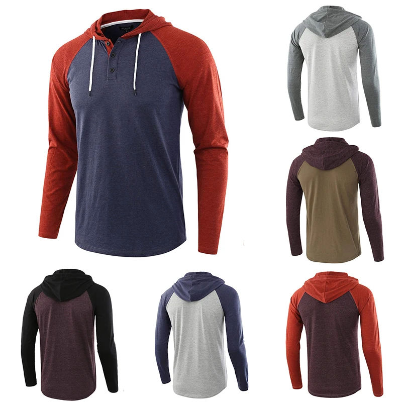 Autumn And Winter New Button Color Matching Long-Sleeved Pullover Fashion Casual Simple Hoodie Jacket Outwear Overcoat T-Shirt
Autumn And Winter New Button Color Matching Long-Sleeved Pullover Fashion Casual Simple Hoodie Jacket Outwear Overcoat T-Shirt