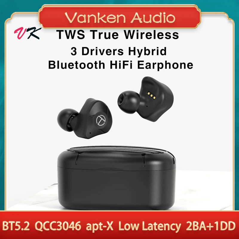 TWS-наушники TRN T300 HiFi водонепроницаемые с поддержкой Bluetooth 5,2, 2BA + 1DD
TWS-наушники TRN T300 HiFi водонепроницаемые с поддержкой Bluetooth 5,2, 2BA + 1DD