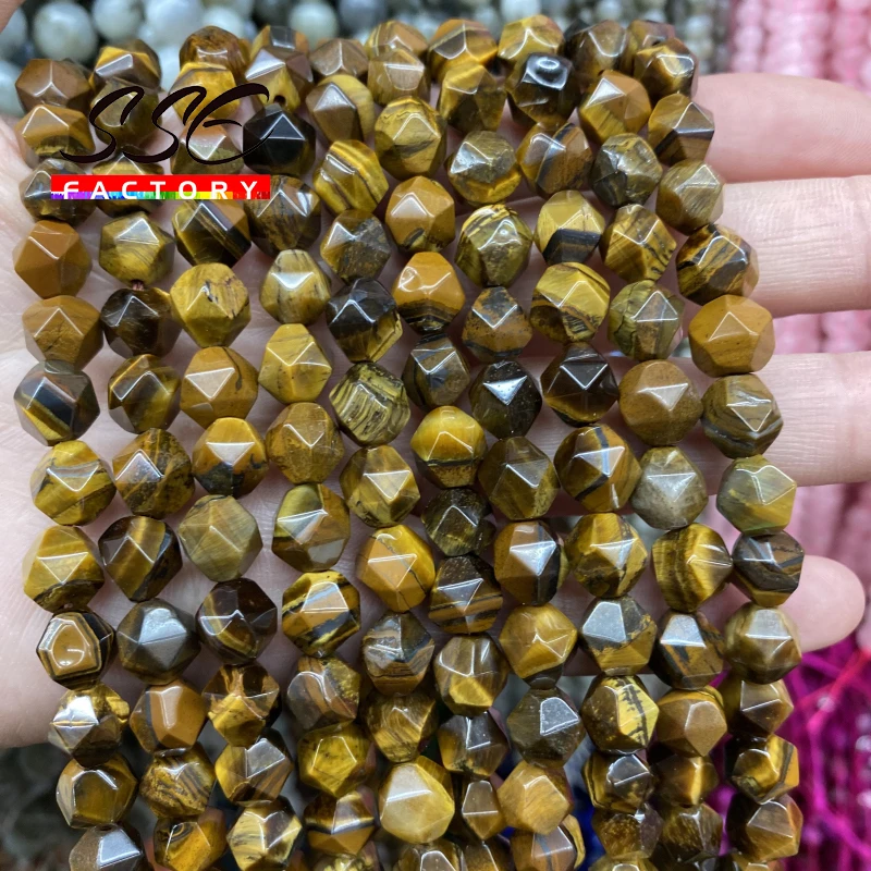 Faceted Natural Yellow Tiger Eye Stone Beads Loose Spacer Bead for Jewelry Making Diy Bracelet Necklace Accessories 6 8 10mm 15"
Faceted Natural Yellow Tiger Eye Stone Beads Loose Spacer Bead for Jewelry Making Diy Bracelet Necklace Accessories 6 8 10mm 15"