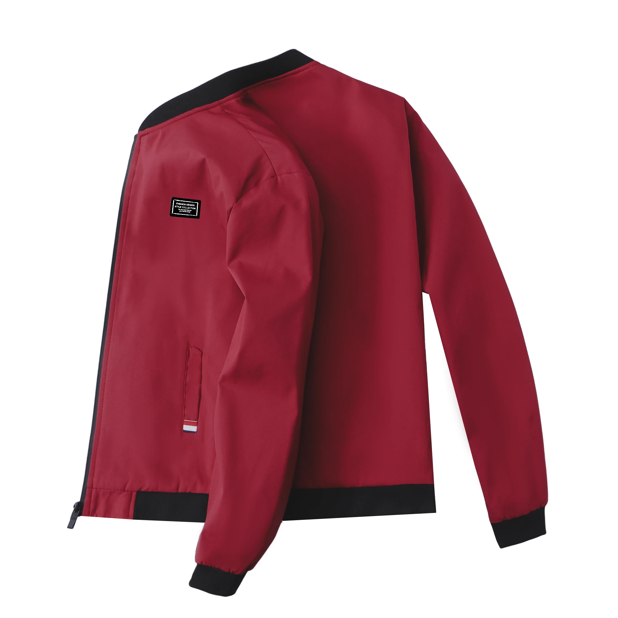 Men's Slim Zipper Jacket Four Seasons Jacket Casual Street Hip-hop Slim Aviator Jacket Solid Color Hoodie Men's Large Size Black 
Men's Slim Zipper Jacket Four Seasons Jacket Casual Street Hip-hop Slim Aviator Jacket Solid Color Hoodie Men's Large Size Black