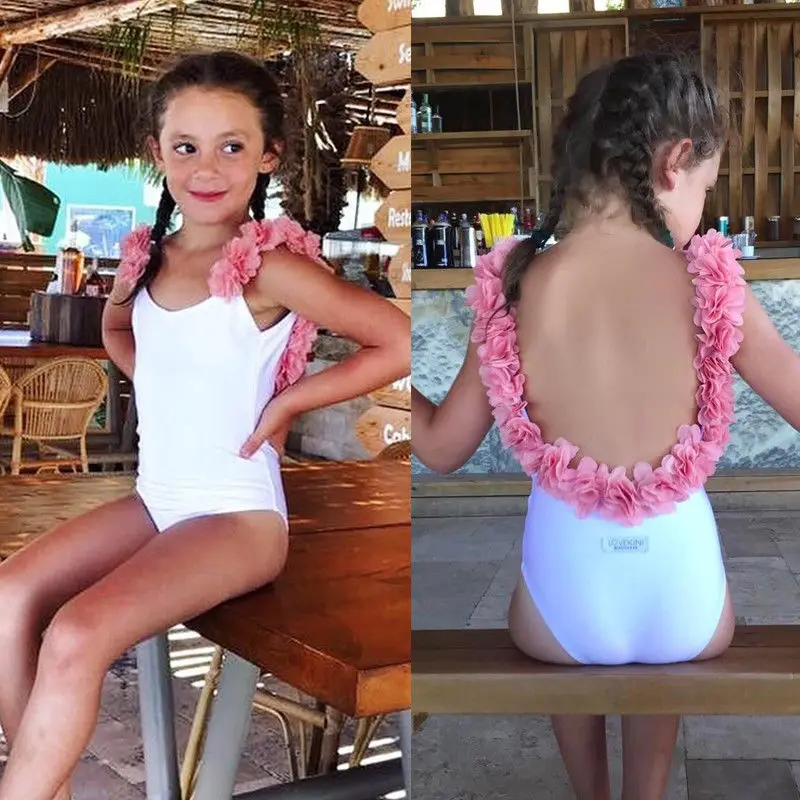 Toddler Baby Girl One-piece Swimwear Floral Bandage Backless Swimmable Swimsuit Bathing Suit Outfit
Toddler Baby Girl One-piece Swimwear Floral Bandage Backless Swimmable Swimsuit Bathing Suit Outfit