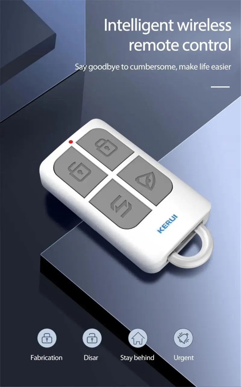 Wireless Remote Control Ultra-thin Anti-theft Device Controller Controller 433MHZ Alarm System New Remote Control Transmitter
Wireless Remote Control Ultra-thin Anti-theft Device Controller Controller 433MHZ Alarm System New Remote Control Transmitter