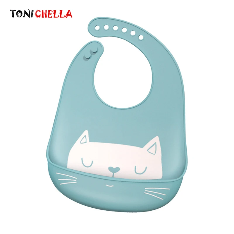 Baby Silicone Bibs Waterproof Burp Cloths Toddler Adjustable Infant Feeding Apron Cute Cartoon Cat Newborn Saliva Bandana CL5718
Baby Silicone Bibs Waterproof Burp Cloths Toddler Adjustable Infant Feeding Apron Cute Cartoon Cat Newborn Saliva Bandana CL5718