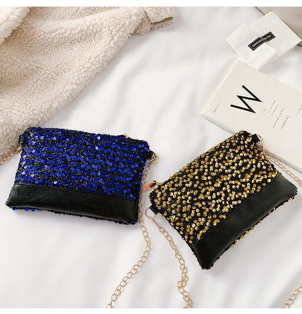 2020 new women's bag European and American sequins small square bag fashion trend messenger bag women's shoulder bag
2020 new women's bag European and American sequins small square bag fashion trend messenger bag women's shoulder bag