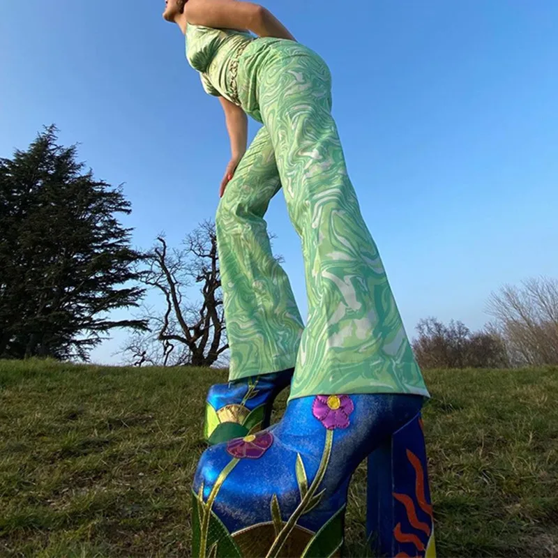 2021 Y2K Tie Dye Print Pants Women High Waist Green Summer Spring Fashion Zipper Vintage Wide Leg 90s Trousers Oversized
2021 Y2K Tie Dye Print Pants Women High Waist Green Summer Spring Fashion Zipper Vintage Wide Leg 90s Trousers Oversized