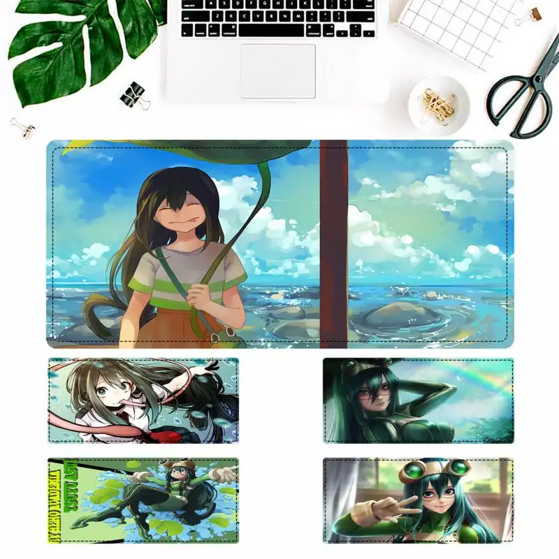 Designer Hero Academia Tsuyu Asui Mouse Pad Gaming MousePad Large Big Mouse Mat Desktop Mat Computer Mouse pad For Overwatch
Designer Hero Academia Tsuyu Asui Mouse Pad Gaming MousePad Large Big Mouse Mat Desktop Mat Computer Mouse pad For Overwatch