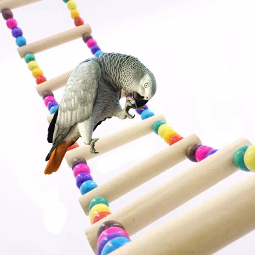 Wood Birds Pets Parrots Ladders Climbing Toy Hanging Colorful Balls 
Wood Birds Pets Parrots Ladders Climbing Toy Hanging Colorful Balls