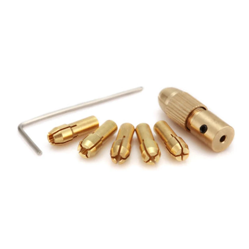 0.5-3mm Drill Chuck Set 7pcs Drill Chuck Set Copper Gold for ABS board aluminium sheet paperboard drilling durable hot
0.5-3mm Drill Chuck Set 7pcs Drill Chuck Set Copper Gold for ABS board aluminium sheet paperboard drilling durable hot