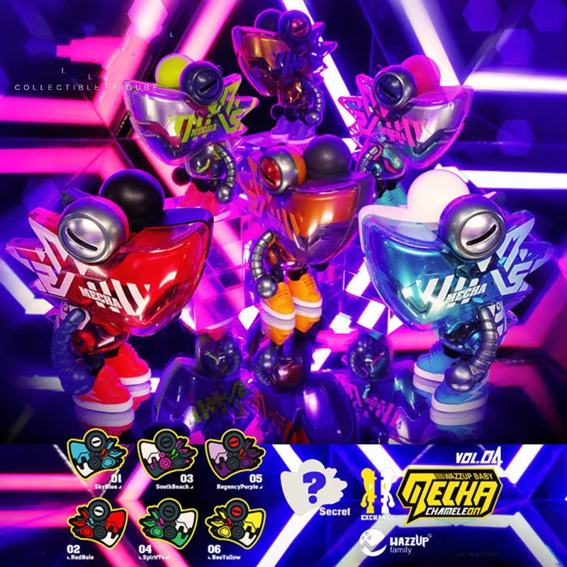 LAMTOYS WAZZUP Semi-mechanical Chameleon Fourth-generation Blind Box Can Be Assembled Action Toy Figures Blind Box for Boys Gift
LAMTOYS WAZZUP Semi-mechanical Chameleon Fourth-generation Blind Box Can Be Assembled Action Toy Figures Blind Box for Boys Gift