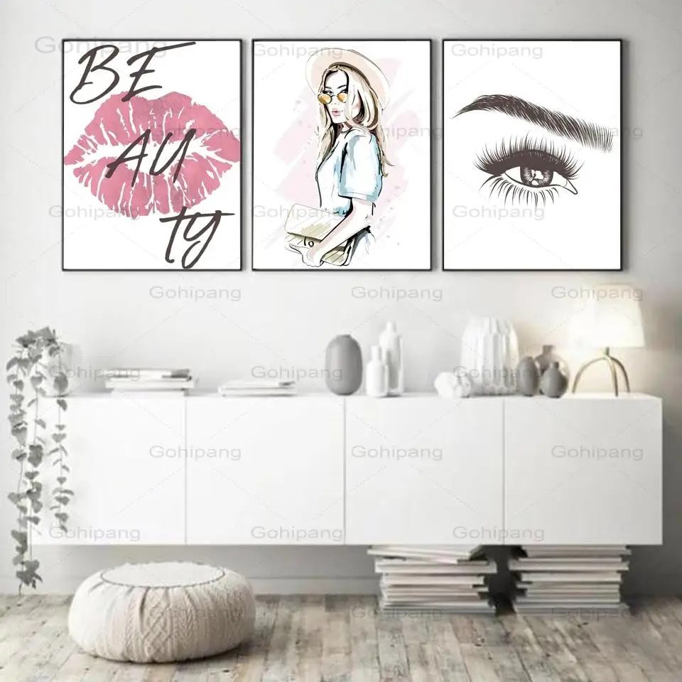 Beauty Makeup Fashion Art Poster Wall Art Girl Print Blush Pink Canvas Prints Painting Nordic Decoration Living Room Home Decor
Beauty Makeup Fashion Art Poster Wall Art Girl Print Blush Pink Canvas Prints Painting Nordic Decoration Living Room Home Decor