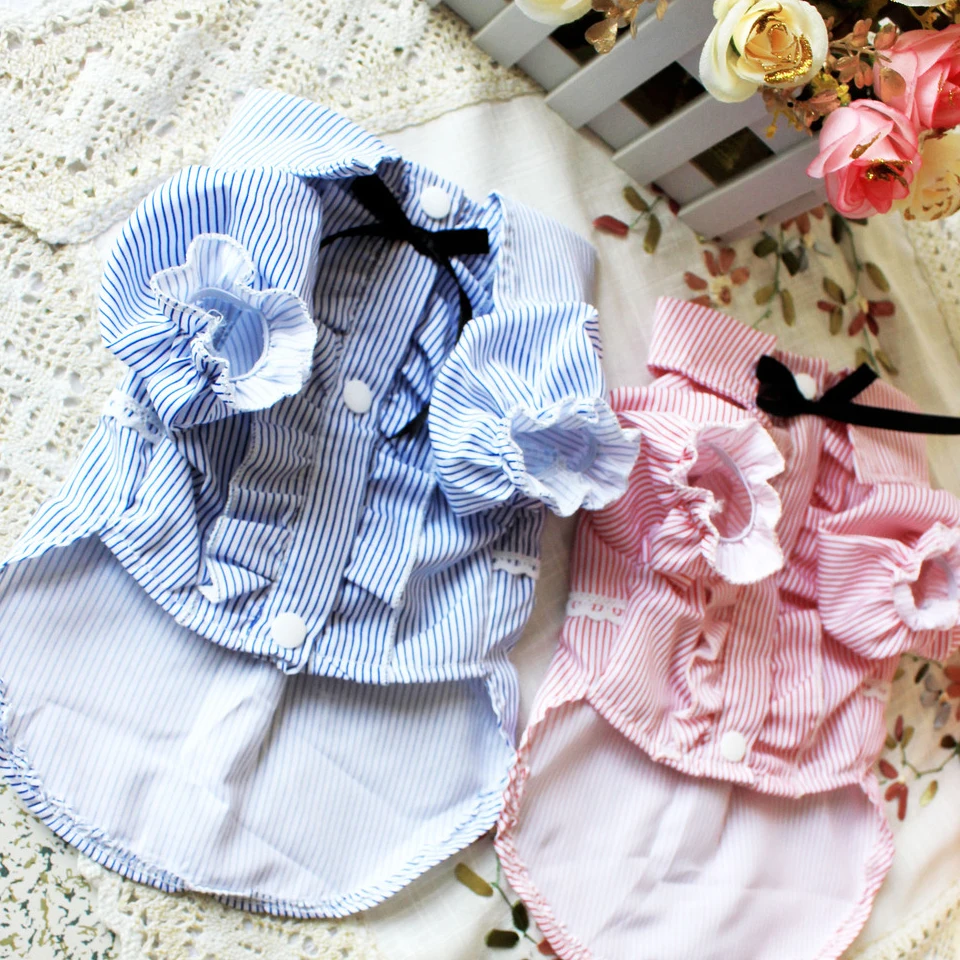 2021 new Dog clothes pet for small dogs Clothing cats french bulldog Hawaiian shirts alive Beach T-shirt Striped puff sleeve and
2021 new Dog clothes pet for small dogs Clothing cats french bulldog Hawaiian shirts alive Beach T-shirt Striped puff sleeve and
