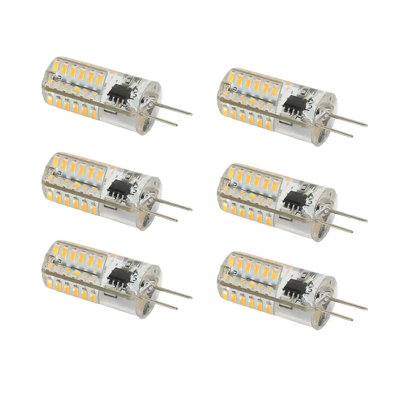 G8 LED Bulbs, Dimmable 110V 3W Warm White 3000K, 64 X 3014 SMD Energy Saving Light Bulbs (20W Halogen G8 Led Bulb Equivalent) Fo
G8 LED Bulbs, Dimmable 110V 3W Warm White 3000K, 64 X 3014 SMD Energy Saving Light Bulbs (20W Halogen G8 Led Bulb Equivalent) Fo
