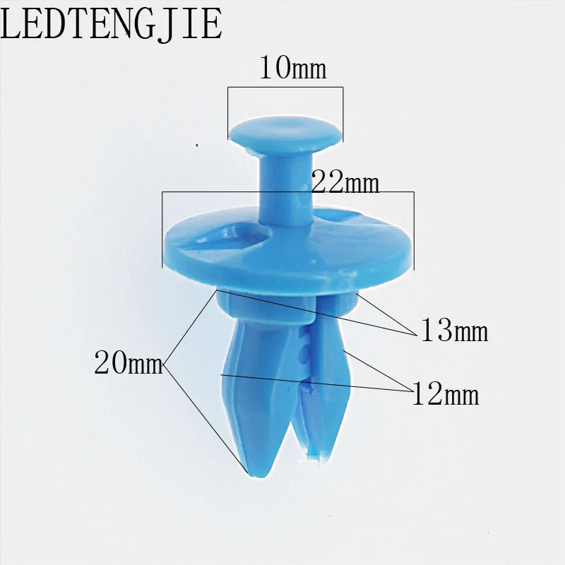 LEDTENGJIE100Pcs Car Bumper Piercing Nail Clip YT-1098 Blue Plastic Car Fastener Push-type Clip for Japan Honda Car Repair Parts
LEDTENGJIE100Pcs Car Bumper Piercing Nail Clip YT-1098 Blue Plastic Car Fastener Push-type Clip for Japan Honda Car Repair Parts