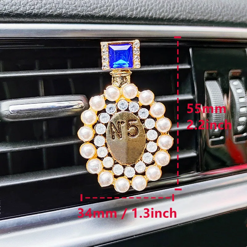 Pearl Diamond Round Perfume Bottle Car Air Freshener Luxury Oval No5 Perfume Bottle Car Decoration Accessories Aromatherapy Gift
Pearl Diamond Round Perfume Bottle Car Air Freshener Luxury Oval No5 Perfume Bottle Car Decoration Accessories Aromatherapy Gift