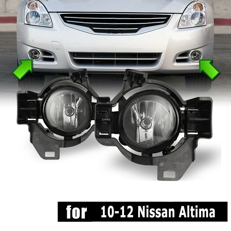 For Nissan Altima 2010-2012 Sedan Factory Replacement Front Bumper Fog Lights Driving Lamp + Wiring Kit Clear Lens
For Nissan Altima 2010-2012 Sedan Factory Replacement Front Bumper Fog Lights Driving Lamp + Wiring Kit Clear Lens