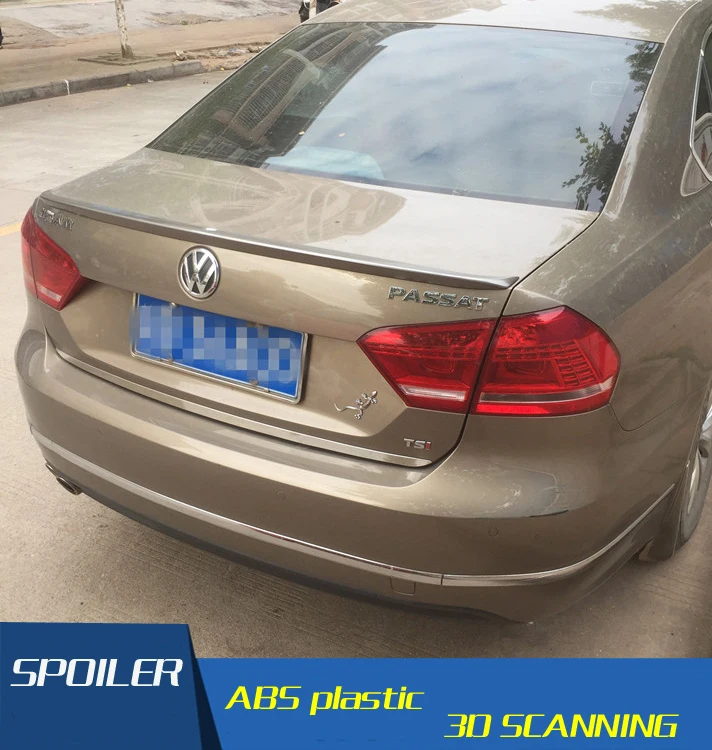 Спойлер из АБС пластика для vw passat спойлер заднего крыла автомобиля Volkswagen 2013 +|rear