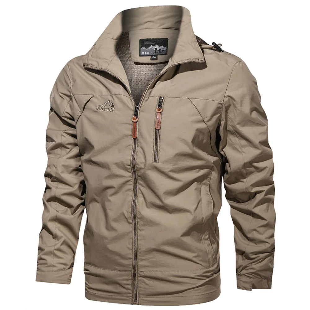 COFEKATE Men Military Tactical Jacket Long Sleeve Turn-Down Neck Zip Up Warm Coat Plus Size Windproof Autumn Winter Outwear
COFEKATE Men Military Tactical Jacket Long Sleeve Turn-Down Neck Zip Up Warm Coat Plus Size Windproof Autumn Winter Outwear