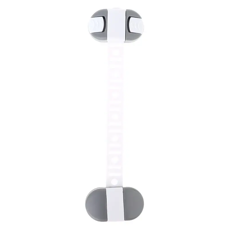 

Child Safety Locks No Tools or Drilling Adjustable Size Flexible Safety Cupboard Lock Infant Kid Proof Door Fridge Latch