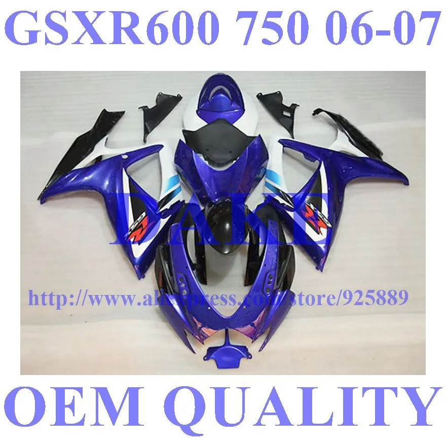 Injection Mold For K6 Tim SUZUKI GSXR750 GSXR-750 GSX-R750 GSXR 750 2006 2007 New Blue/Black Fairings 
Injection Mold For K6 Tim SUZUKI GSXR750 GSXR-750 GSX-R750 GSXR 750 2006 2007 New Blue/Black Fairings