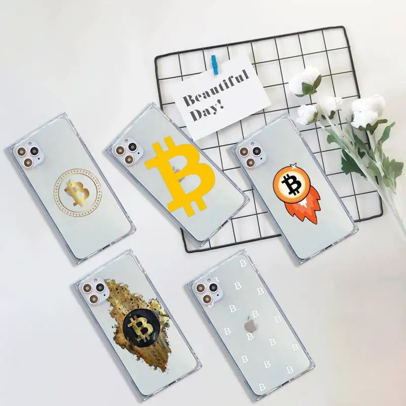 luxury Bitcoin Phone Case For iPhone 7 8 11 12 X XS XR MINI Pro Max Plus Clear Square Transparent
luxury Bitcoin Phone Case For iPhone 7 8 11 12 X XS XR MINI Pro Max Plus Clear Square Transparent