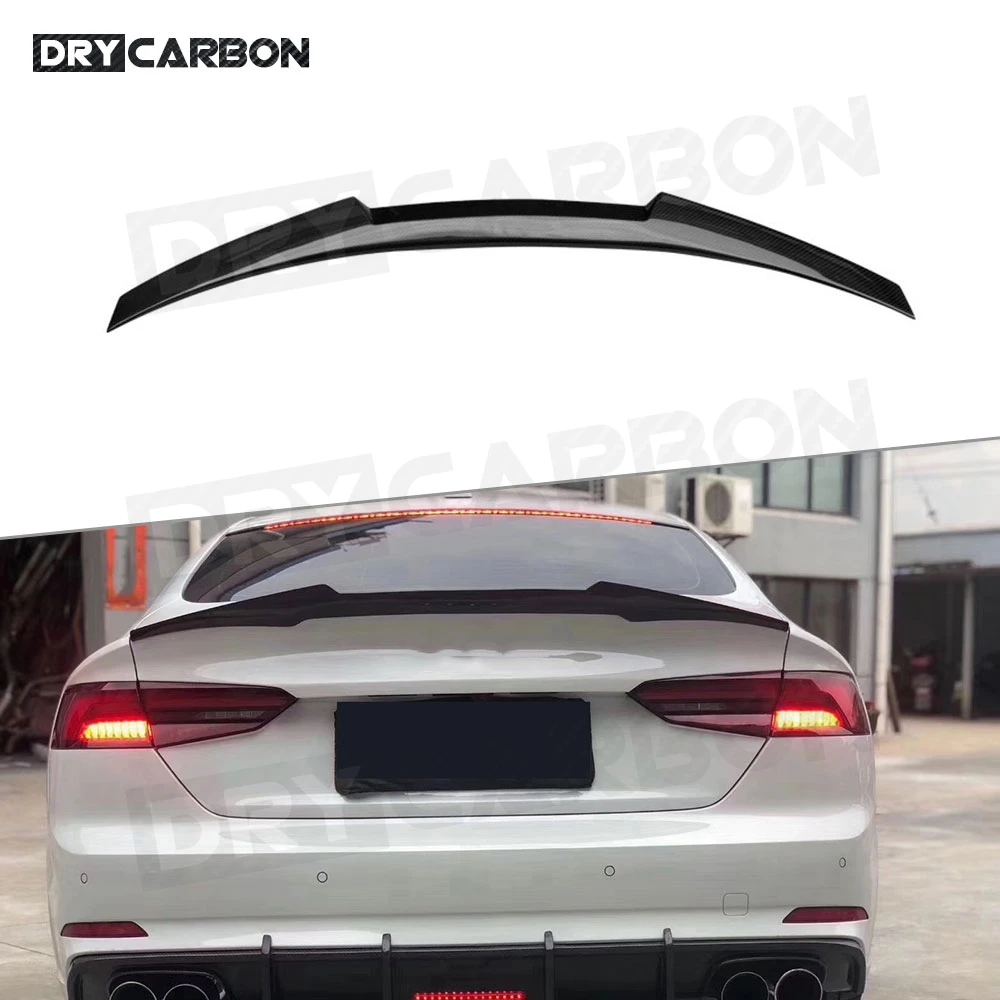 Carbon fiber Rear Spoiler M4 Style Boot Trim Cover Wings for Audi A5 S5 Sedan Coupe 2017 -2019 Car Styling
Carbon fiber Rear Spoiler M4 Style Boot Trim Cover Wings for Audi A5 S5 Sedan Coupe 2017 -2019 Car Styling