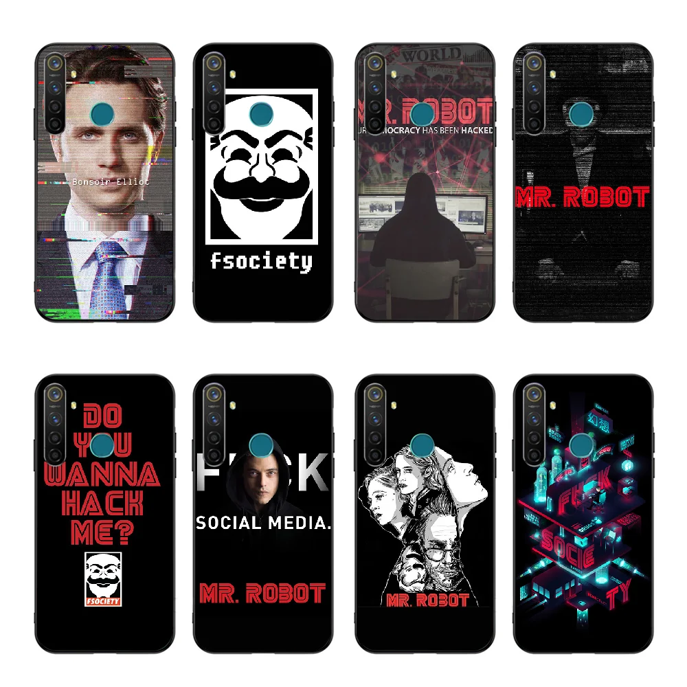 NBDRUICAI Mr Robot DIY чехол для телефона с рисунком OPPO Realme 5 3 2 Pro F7 F9 F11 F3 RENO | Мобильные