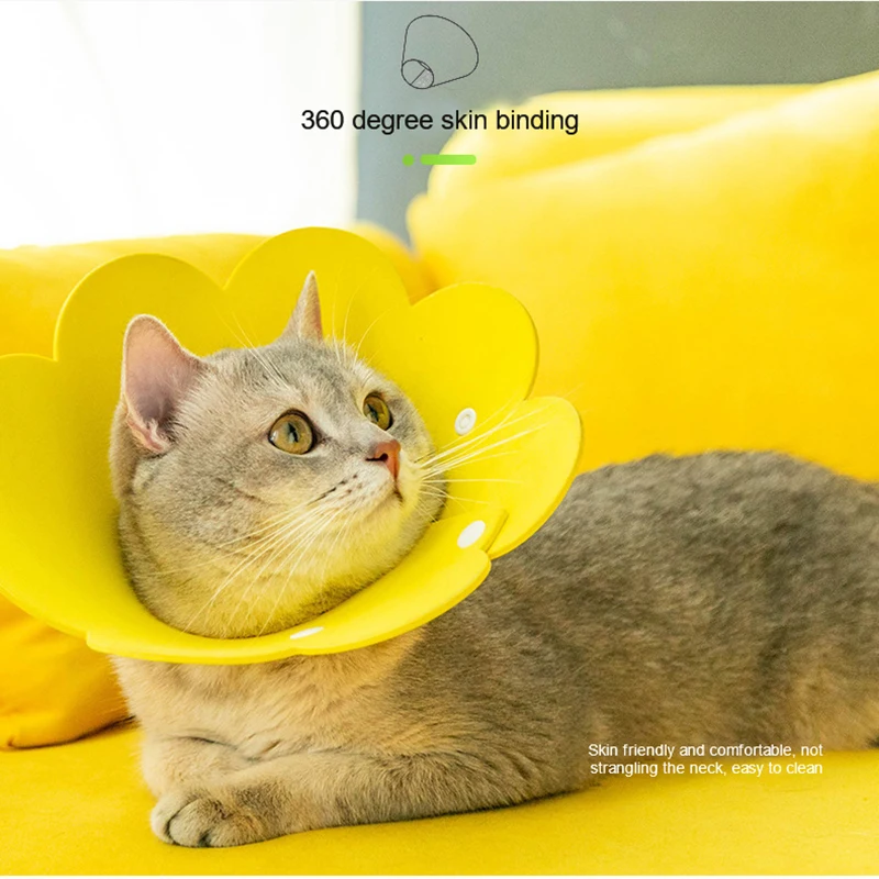 Sunflower Pet Protective Collars For Dogs Cats Wound Healing Protection Elizabethan Collar Pet Cat Anti-bite Recovery Circle
Sunflower Pet Protective Collars For Dogs Cats Wound Healing Protection Elizabethan Collar Pet Cat Anti-bite Recovery Circle