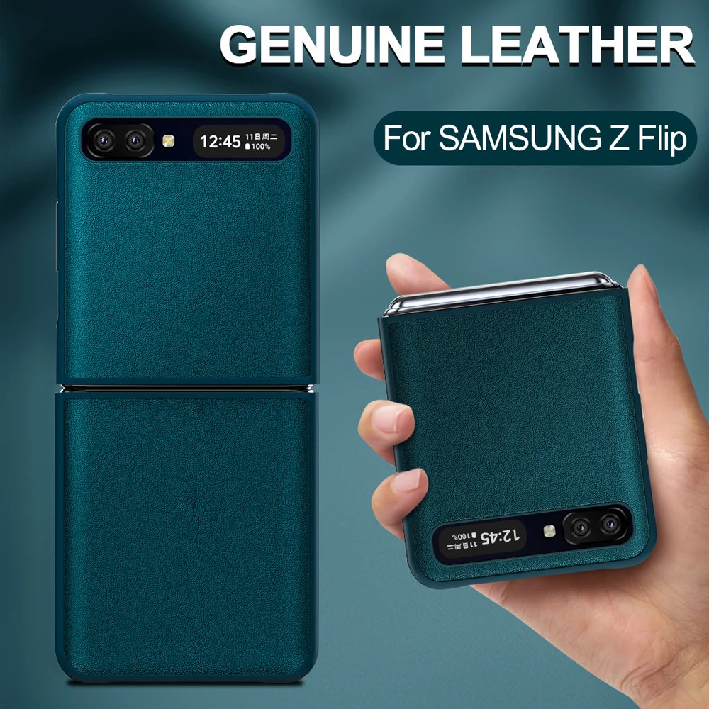 Genuine Leather for Samsung Galaxy Z flip Case for Galaxy Z Flip Phone Cover High Quality Full Protection Back Cover Fundas
Genuine Leather for Samsung Galaxy Z flip Case for Galaxy Z Flip Phone Cover High Quality Full Protection Back Cover Fundas