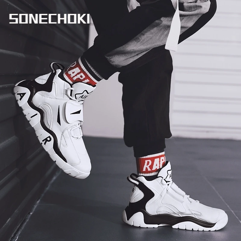 SONECHOKI High-Top Basketball Shoes Unisex Hard-wearing Outdoor Sneakers Men Breathable Anti-skidding Sport Gym Trainer Women
SONECHOKI High-Top Basketball Shoes Unisex Hard-wearing Outdoor Sneakers Men Breathable Anti-skidding Sport Gym Trainer Women