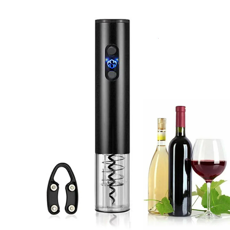 Electric Wine Opener Automatic Bottle Opener Corkscrew Professional Red Wine Opener Foil Cutter Set for Kitchen Tool
Electric Wine Opener Automatic Bottle Opener Corkscrew Professional Red Wine Opener Foil Cutter Set for Kitchen Tool