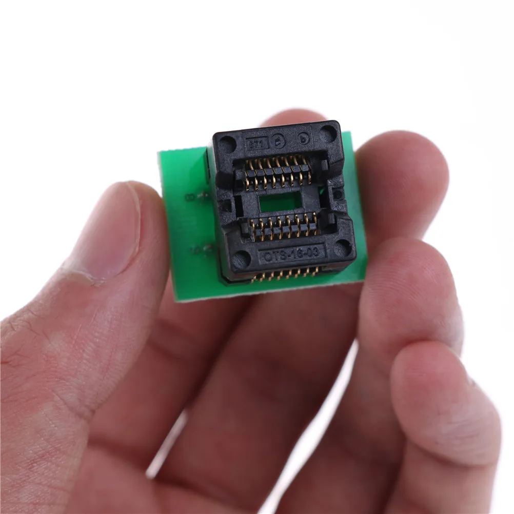 hot1Pcs 1.27Mm SOP16 To DIP16 Programmer Adapter Socket Converter Board Pitch Adapter Wide 150mil
hot1Pcs 1.27Mm SOP16 To DIP16 Programmer Adapter Socket Converter Board Pitch Adapter Wide 150mil