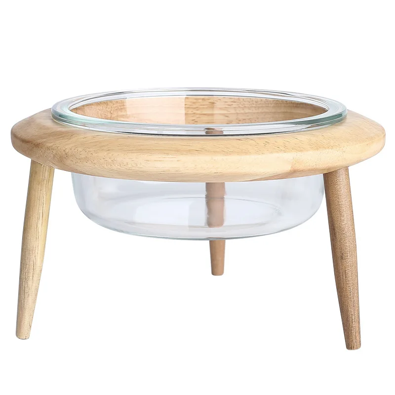 Creative UFO Glass Puppy Cat Dog Pet Food Bowl Stand Eating Drinking water Slope Base Wooden Frame Pets Supplies Feeding Dish
Creative UFO Glass Puppy Cat Dog Pet Food Bowl Stand Eating Drinking water Slope Base Wooden Frame Pets Supplies Feeding Dish