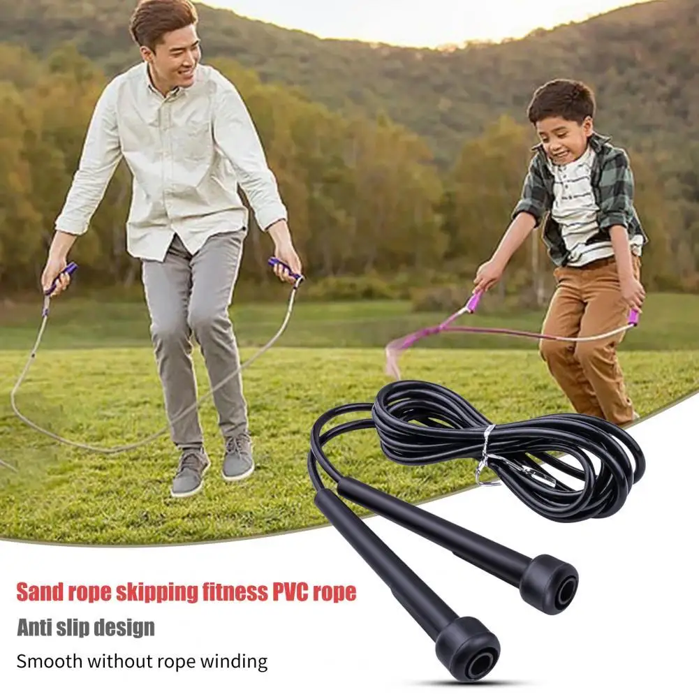 PVC Workout Jump Rope Lightweight Wear Resistant Anti Winding Skipping Rope for Kid
PVC Workout Jump Rope Lightweight Wear Resistant Anti Winding Skipping Rope for Kid