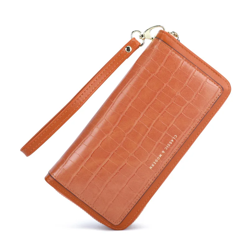 Tailian 2021 new women's wallet crocodile leather wallet single handle handbag women
Tailian 2021 new women's wallet crocodile leather wallet single handle handbag women