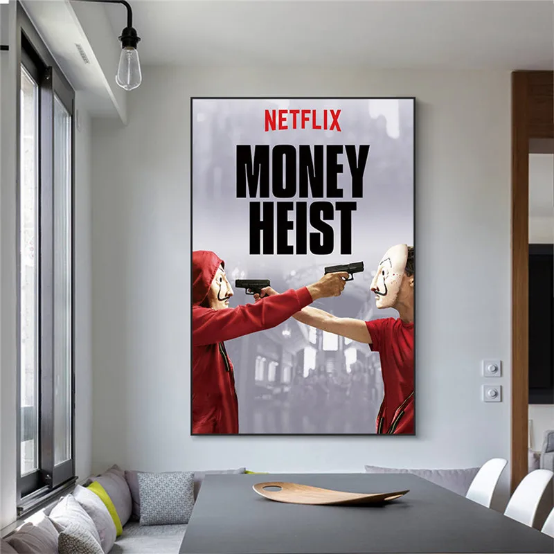 La casa de papel Poster Prints Movie TV Show Season 4 3 2 1 Money Heist Wall Art Picture Decor The House of Paper Canvas Posters
La casa de papel Poster Prints Movie TV Show Season 4 3 2 1 Money Heist Wall Art Picture Decor The House of Paper Canvas Posters